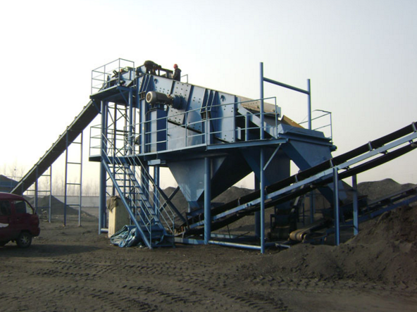 圓振篩使用現場